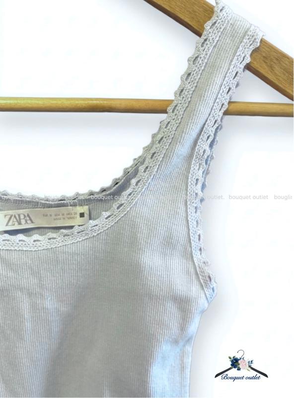 بادی آبی آسمانی کبریتی زارا ZARA