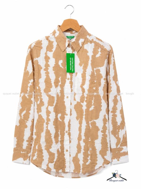 شومیز طرح دار زنانه برند Benetton