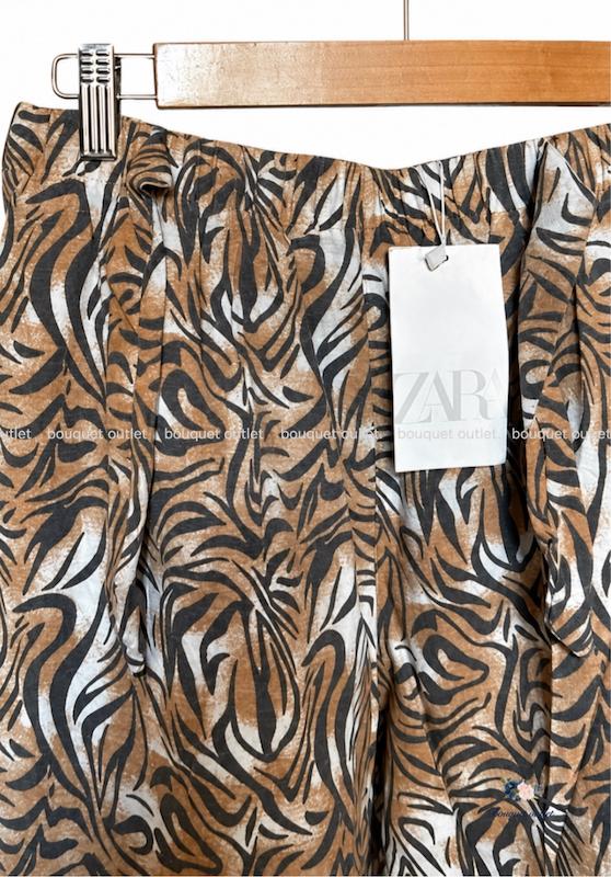 شلوار بگ طرح دار زارا ZARA