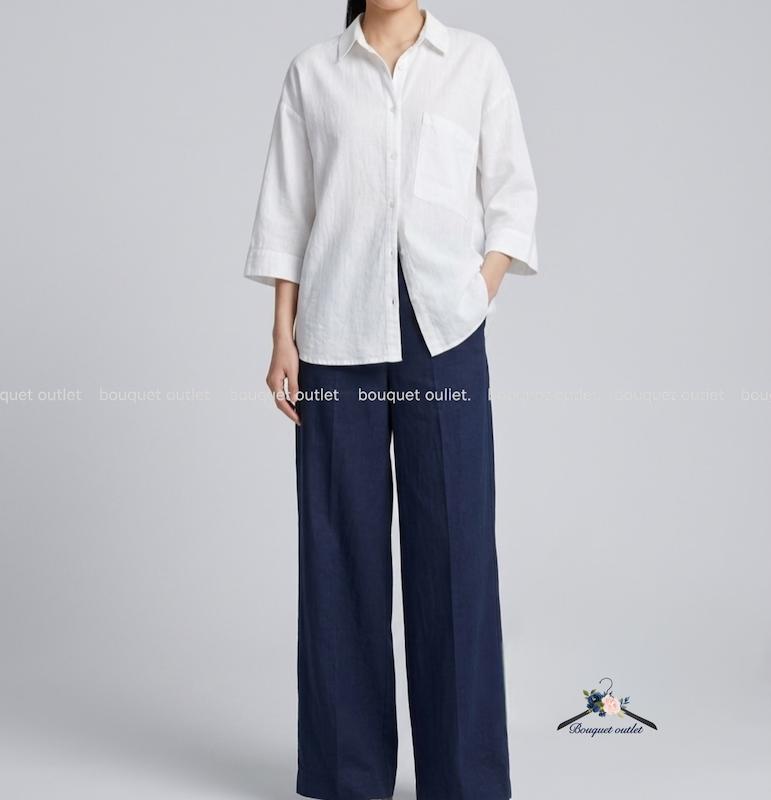 شومیز سفید باکسی ZARA