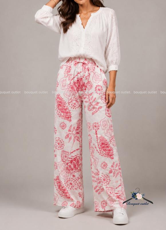شلوار بگ طرح دار زارا ZARA