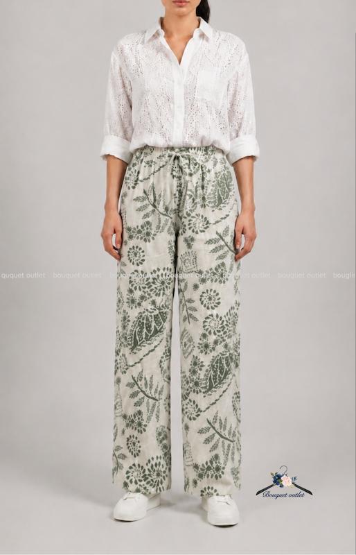 شلوار بگ طرح دار زارا ZARA