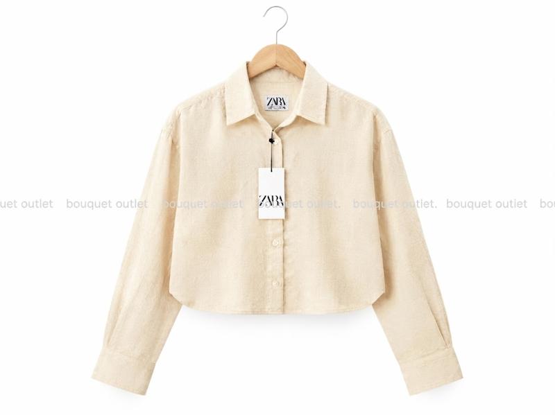شومیز کراپ زنانه‌ ZARA