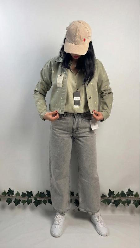 کت کراپ گلدوزی برشکا