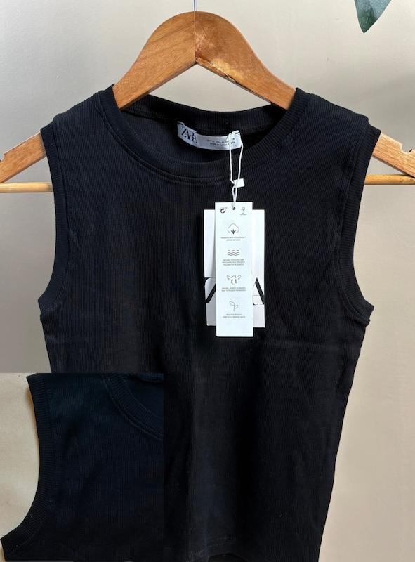 تاپ مشکی زارا