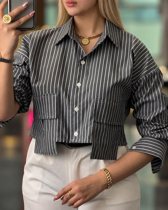 شومیز کراپ نیلو