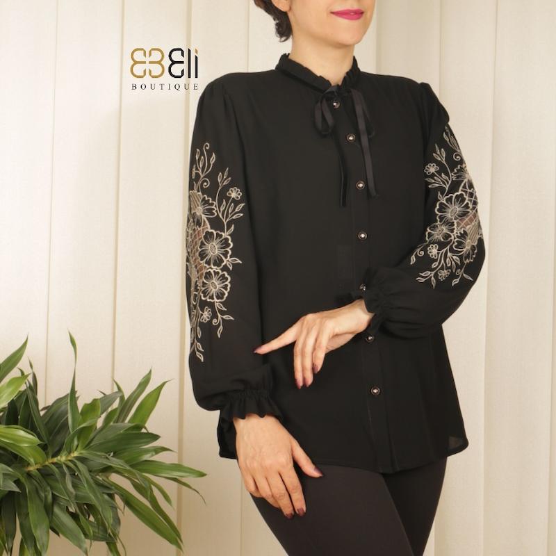شومیز مشکی مجلسی
