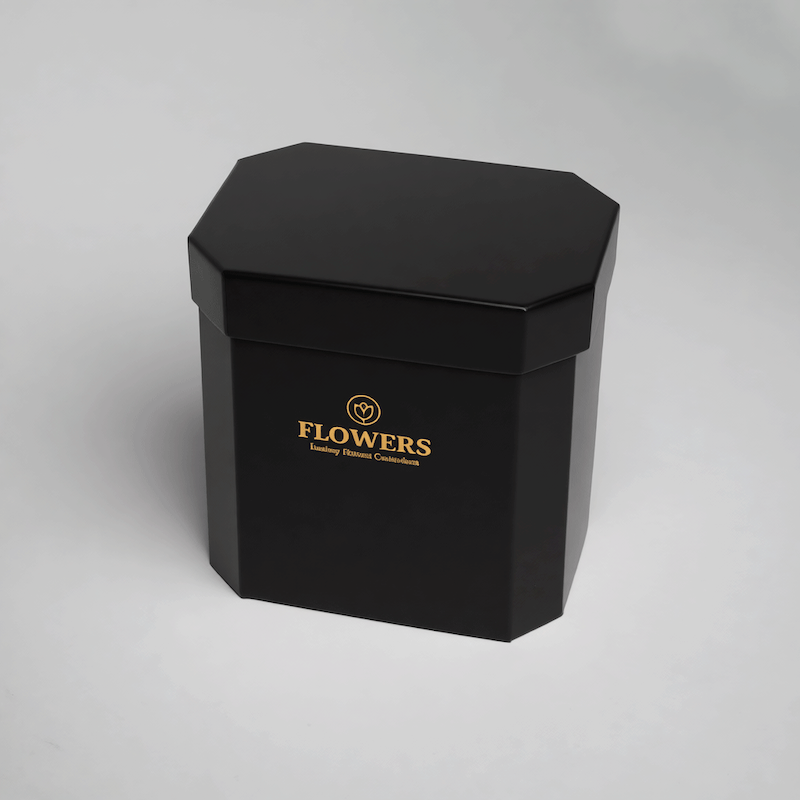 باکس گل هشت ضلعی درب دار