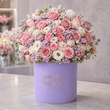 باکس گل استوانه سایز ۲۰×۲۰