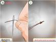 دورفرمان دوختنی پاسیکو چرم کد P660 مدل سوزنی مشکی