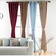 پرده پانچ نوین دکور سیلوانا مدل کتان 1_28 سایز 280x140 سانتی‌متر