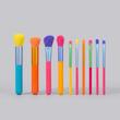 ست برس آرایشی پنرول مدل PRB Colory 110 مجموعه 10 عددی