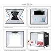 چادر عکاسی پلوز مدل Folding Portable ابعاد 40x40 سانتی متر