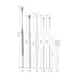 ابزار پاکسازی گوش کیو وای اچ مدل ear-980 مجموعه 6 عددی