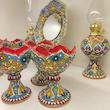 مجموعه ظروف هفت سین 9 پارچه میناکاری مدل ناردون کد 99