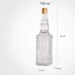 بطری آب لیمون مدل AT2064 گنجایش 1 لیتر