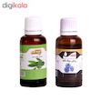 روغن مو و بدن نرمک مدل سیاه دانه حجم 30 میلی لیتر به همراه روغن مو مدل چای سبز حجم 30 میلی لیتر