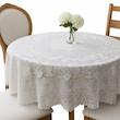 رومیزی مدل گرد گل حاشیه ایی سایز 150x150 سانتی‌متر