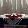 رومیزی مدل مخمل سایز 40x40 سانتی‌متر