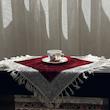 رومیزی مدل مخمل سایز 40x40 سانتی‌متر