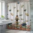پرده حمام مدل rock