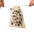 کیسه نان و سبزی ترمه طراحان ایده مدل طرح مزرعه و مرغ کد strm1130 - M