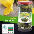 خیارشور سرکه‌ ای پاستوریزه ممتاز صالحی - 650 گرم مجموعه 2 عددی