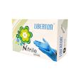 دستکش نیتریل غیر پودری لیبرتون مدل Latex Free سایز اسمال 10 بسته 100 عددی