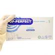دستکش یکبار مصرف لاتکس حریر مدل OP-PERFECT سایز اسمال ده بسته 100 عددی