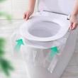 روکش یک‌بارمصرف توالت فرنگی کلین کاور مدل نایلونی 2 بسته 10 عددی