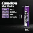 باتری نیم قلمی کملیون مدل  Ultra Alkaline بسته چهار عددی