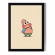 تابلو مدل دیواری طرح پاتریک Patrick انیمیشن باب اسفنجی SpongeBob کد FD271