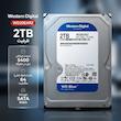 هارددیسک اینترنال وسترن دیجیتال مدل Blue WD20EARZ ظرفیت 2 ترابایت