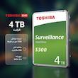 هارددیسک اینترنال توشیبا مدل s300 surveillance ظرفیت 4 ترابایت