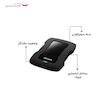هارد اکسترنال ای دیتا مدل HD330 ظرفیت یک ترابایت دارای رابط USB Type-A 3.2