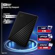 هارد اکسترنال وسترن دیجیتال مدل My Passport ظرفیت چهار ترابایت دارای رابط USB Type-A 3.0