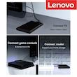 هارد اکسترنال لنوو مدل f309 ظرفیت 500 گیگابایت با استاندارد ارتباطی USB 3.1 Gen1