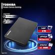 هارد اکسترنال توشیبا مدل Canvio Gaming ظرفیت دو ترابایت دارای رابط USB Type-A 3.2