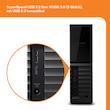 هارد اکسترنال وسترن دیجیتال مدل My Book Desktop ظرفیت هشت ترابایت دارای رابط USB Type-A 3.0