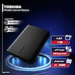 هارد اکسترنال توشیبا مدل Canvio Basics ظرفیت 1 ترابایت دارای رابط USB Type-A