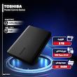 هارد اکسترنال توشیبا مدل Canvio Basics ظرفیت دو ترابایت دارای رابط USB Type-A 3.2