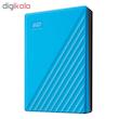 هارد اکسترنال وسترن دیجیتال مدل My Passport ظرفیت 5 ترابایت با استاندارد ارتباطی USB 3.1 Gen1