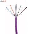 کابل شبکه CAT 6 اچ سی اس مدل H06-00402 طول 305 متر