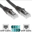 کابل شبکه Cat6 گیگافلکس مدل GI-UTP-10M-BK
