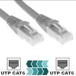 کابل شبکه Cat6 گیگافلکس مدل GI-UTP-40CM-GRA