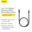 کابل شبکه Cat7 باسئوس مدل HIGH SPEED SEVEN TYPES 10GIGABIT 