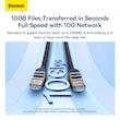 کابل شبکه Cat7 باسئوس مدل HIGH SPEED SEVEN TYPES 10GIGABIT 