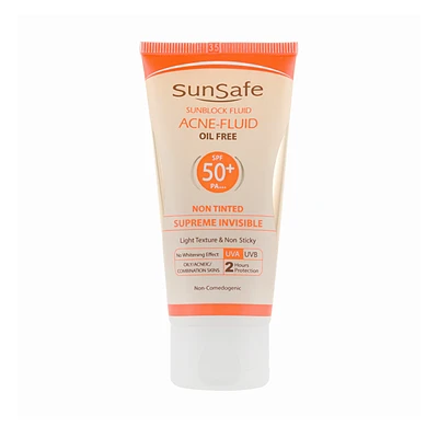 فلوئید ضد آفتاب سان سیف بدون رنگ دارای SPF50