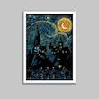 تابلو مدل هری پاتر طرح هاگوارتز Harry Potter کد LA-G10590