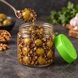 زیتون پرورده چهار مغز سبزینو - ۲۰۰ گرم